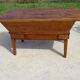 Rustic kneading trough in solid oak, removable lid and base.