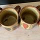 Mugs en céramique vintage