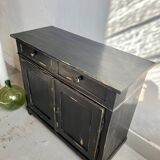 Black patinated buffet