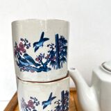 Vintage bird cups and teapot