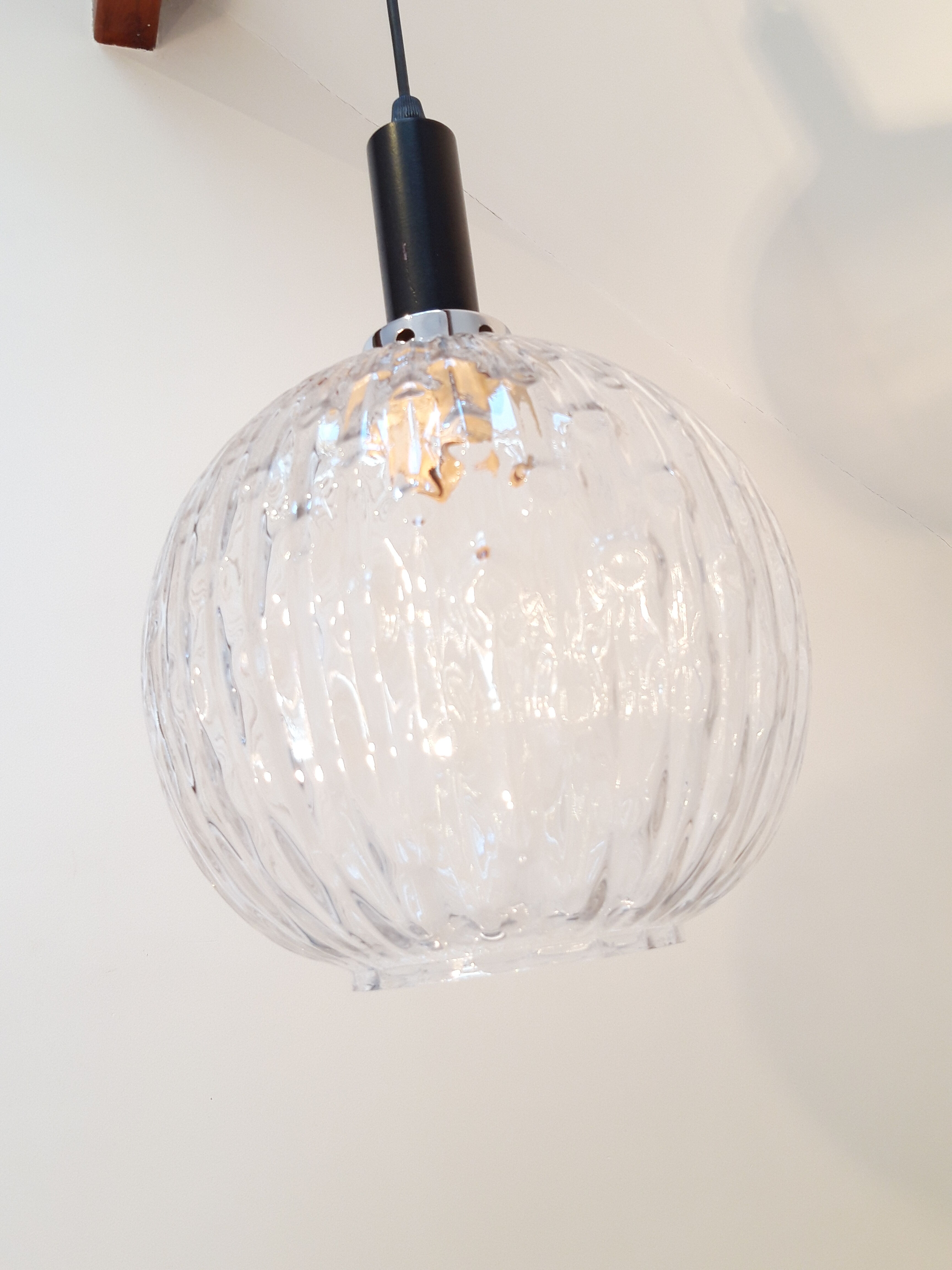 70's glass ball suspension