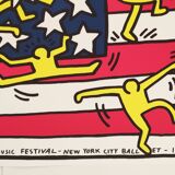 Affiche offset Keith Haring
