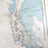 Map of Finistère and Morbihan Atlantic coast France