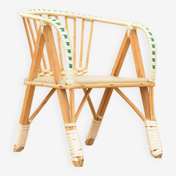 Children´s wicker chair, 1960´s, Czechoslovakia