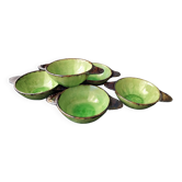 Set of 5 ceramic ear bowls