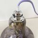 Paire de baladeuses globe opaline violet vintage
