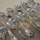 12 silver-plated mocha spoons by Christofle Marly, 10cm