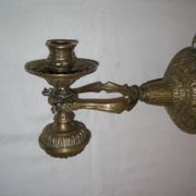 Applique bougeoir en bronze style maritime