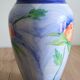 Vase à fleurs en céramique décor floral