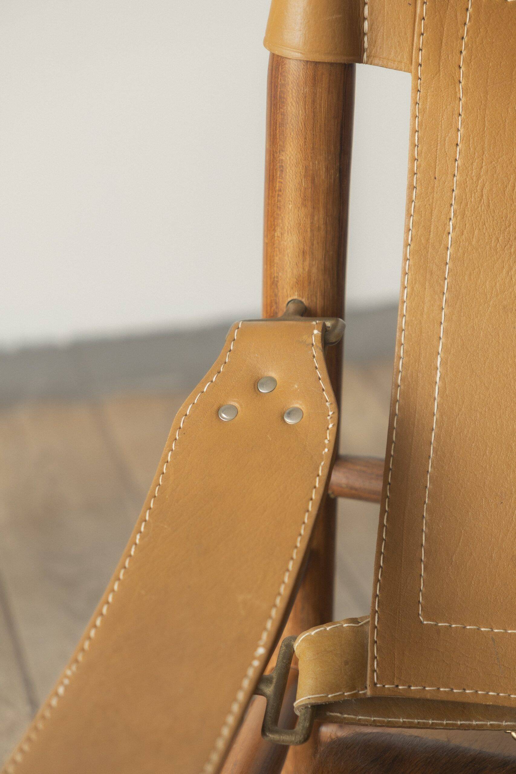 Fauteuil Sirocco en palissandre d'Arne Norell