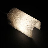 Vintage wall sconce in perspex from the 60s