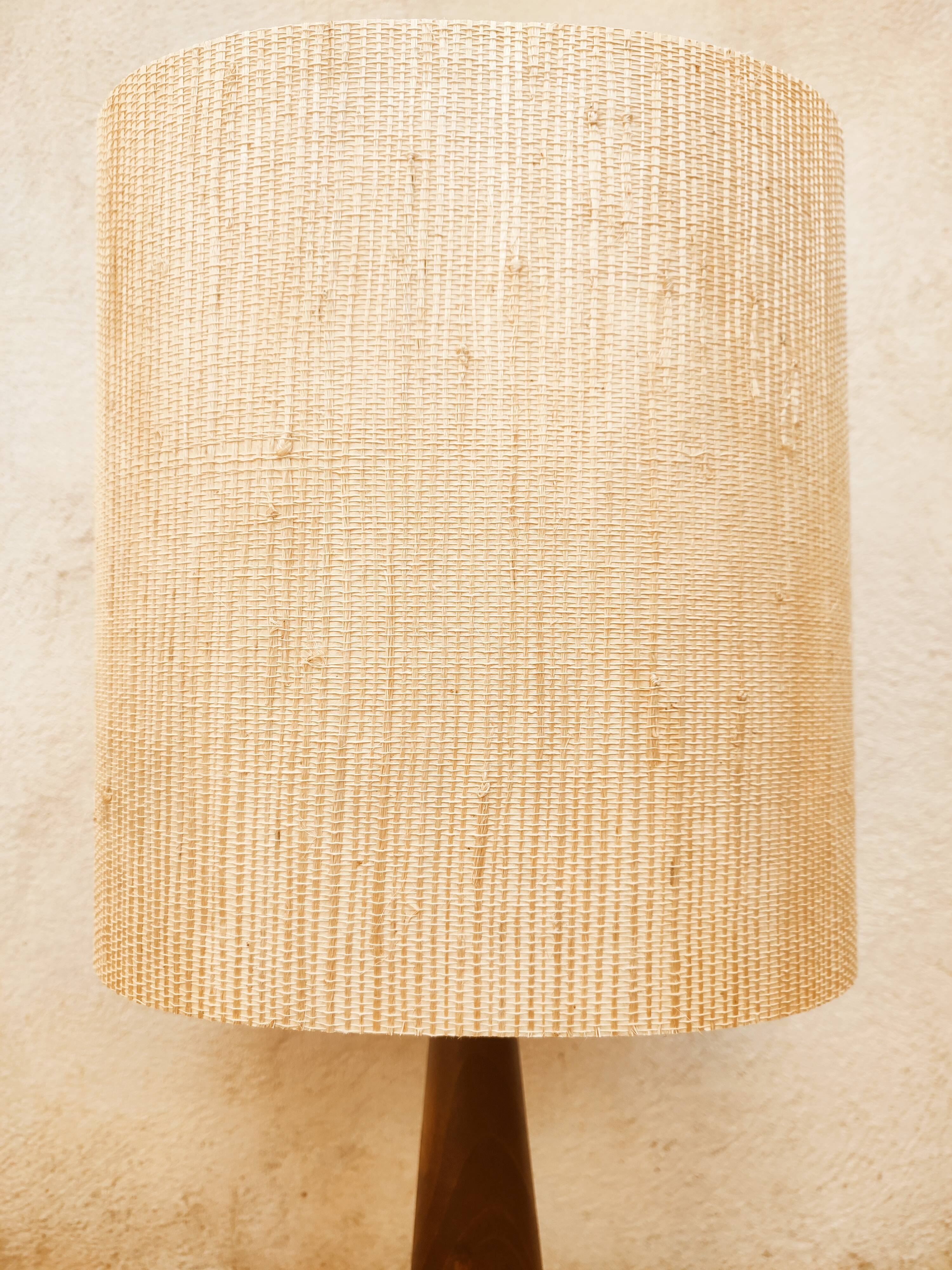 Scandinavian wooden lamp