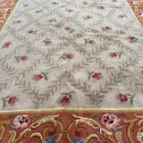 Tapis ancien français point Janus 177x235 cm