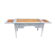 Louis XVI style flat desk leather top