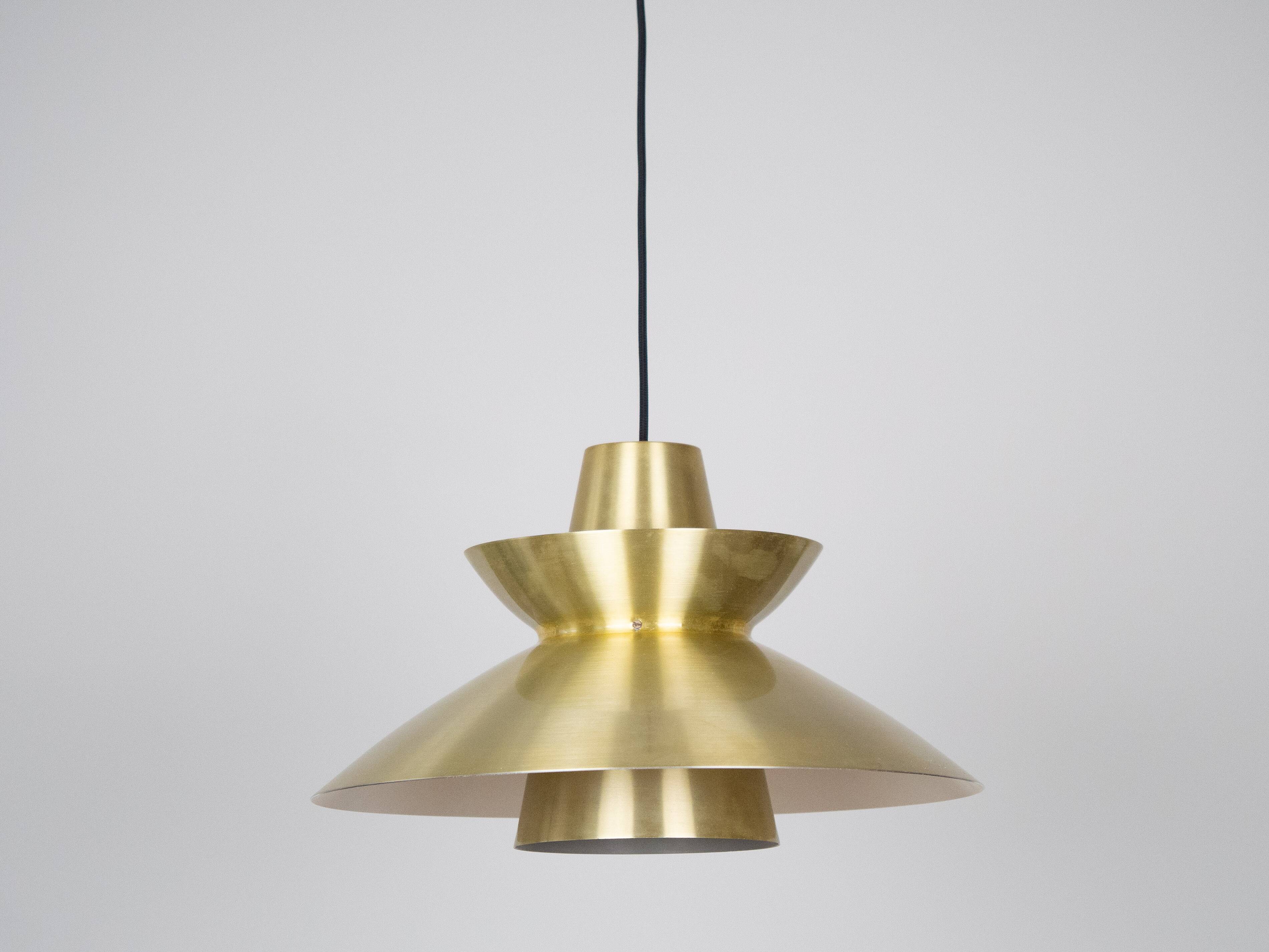 Danish vintage pendant lamp Navy by Jorn Utzon, Nordisk Solar, 1947