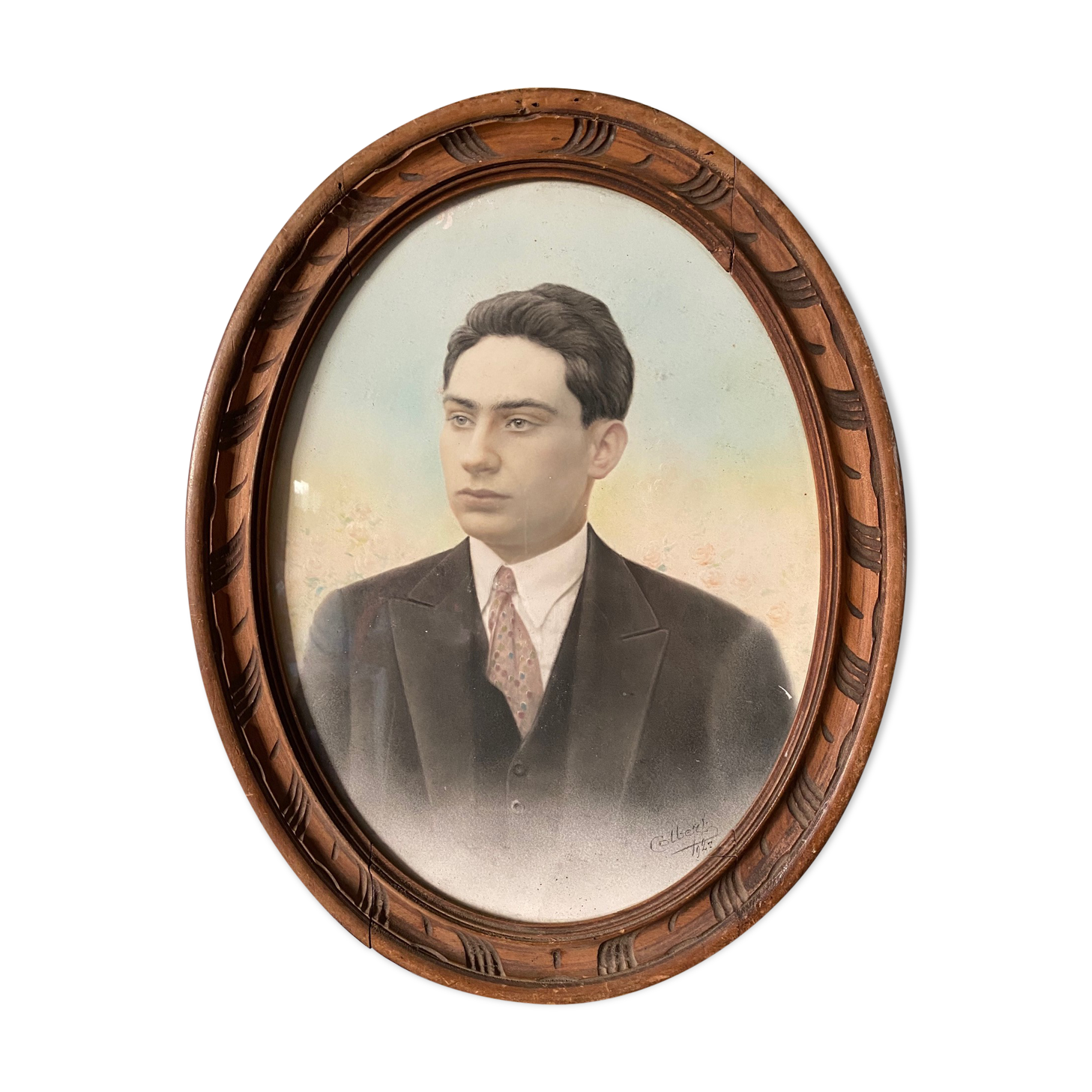 Portrait oval frame 1927