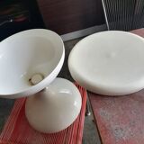 White drum sgabello design 1970