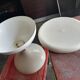White drum sgabello design 1970