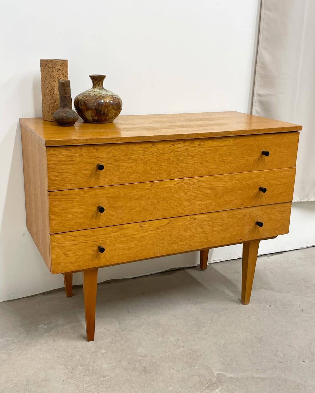 Commode 3 tiroirs, circa 1960