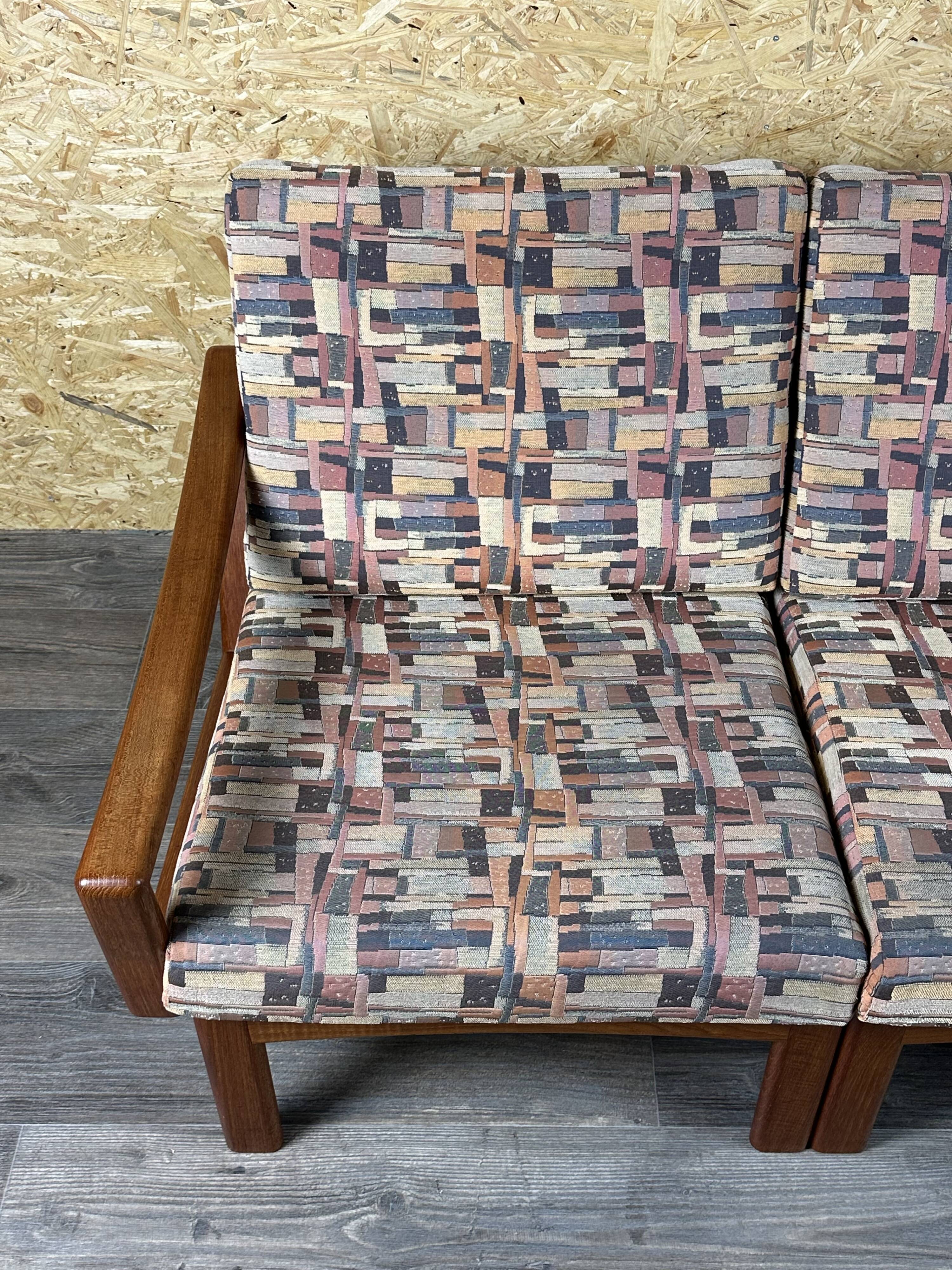 1960s/70s Teak 2-seater sofa by Glostrup Møbelfabrik Denmark Design