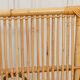 Vintage bamboo and rattan bench from the 1970s.