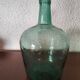 Dame Jeanne Viresa on the bottle neck in Green bubble glass 5 L