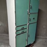 Green Formica cupboard or sideboard - 1960s