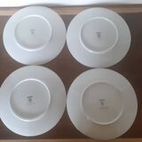 set of 4 Bavaria Hutschenreuther porcelain fish plates