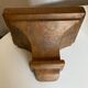 Neo classical console 19th shelf in solid oak