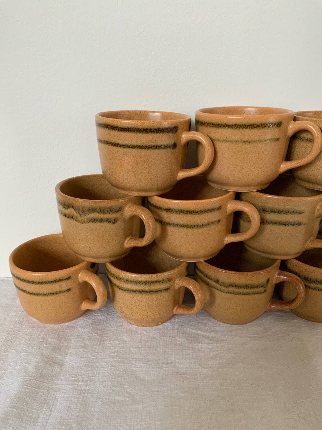 Vintage stoneware mugs