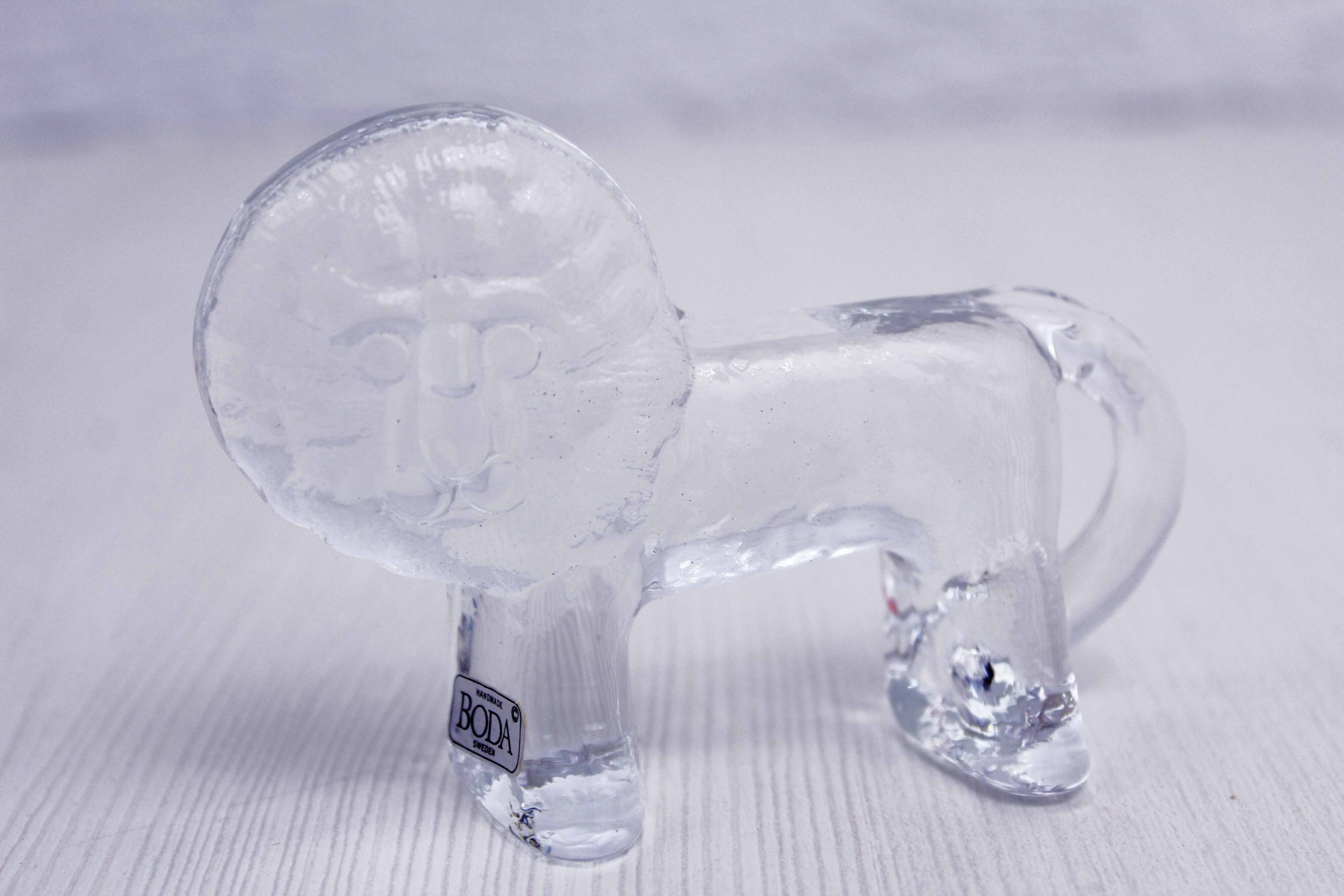 Kosta Boda Lion Paperweight