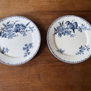 Flat plates Sarreguemines Iron Earth model Blue favorite
