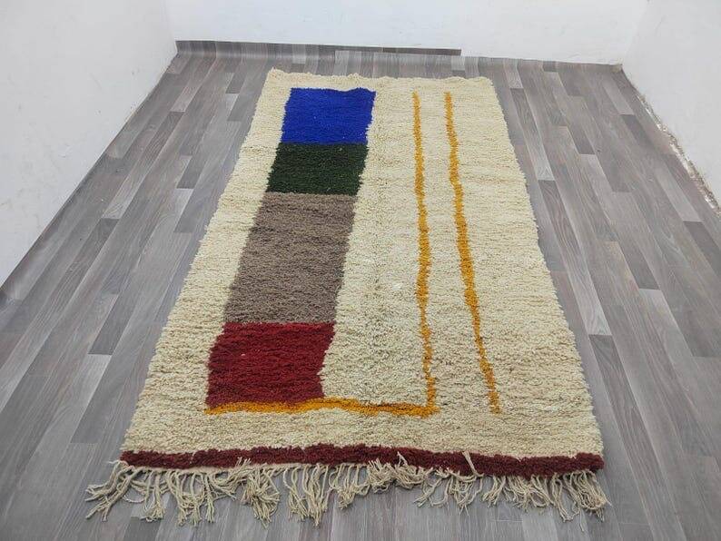 Handmade wool rug size 150 x 250 cm