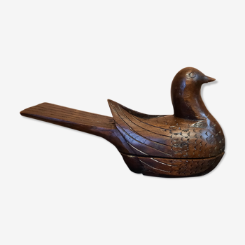 Wooden box in the shape of a duck
