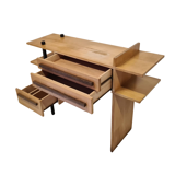 Modernist beech and Wenge sideboard, Netherlands 1980s