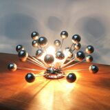 German atomic table lamp from the mid-century space age by Cosack.