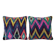 Set of 2 vintage Turkish cushion covers 61x61 cm
