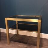 Table brass and glass Mara