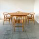 Table à manger Carl Hansen CH337 en chêne huilé