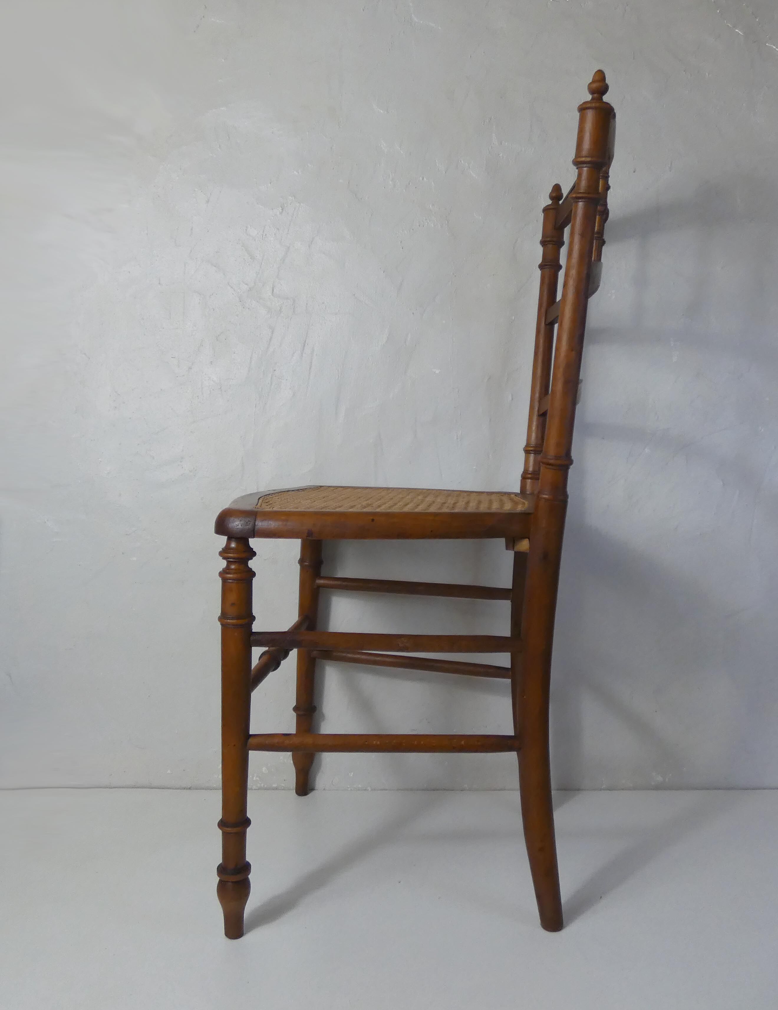 Chair Louis XVI canned knot