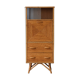 Vintage rattan secretary