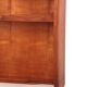 Italian Handmade Walnut wall cabinet from the 1960s.