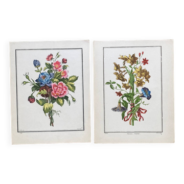 Two floral lithographs 224