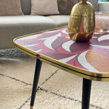 Vintage coffee table legs compass