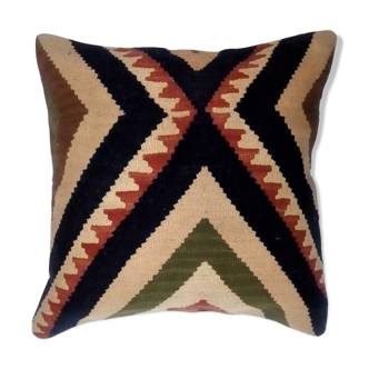 Coussin kilim d'origine iranienne 50x50cm