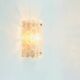 Scandinavian Glass & Brass Wall Light by Carl Fagerlund for Orrefors, 1960s
