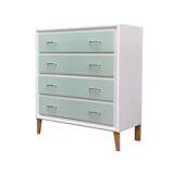 Commode pieds compas vintage 1950