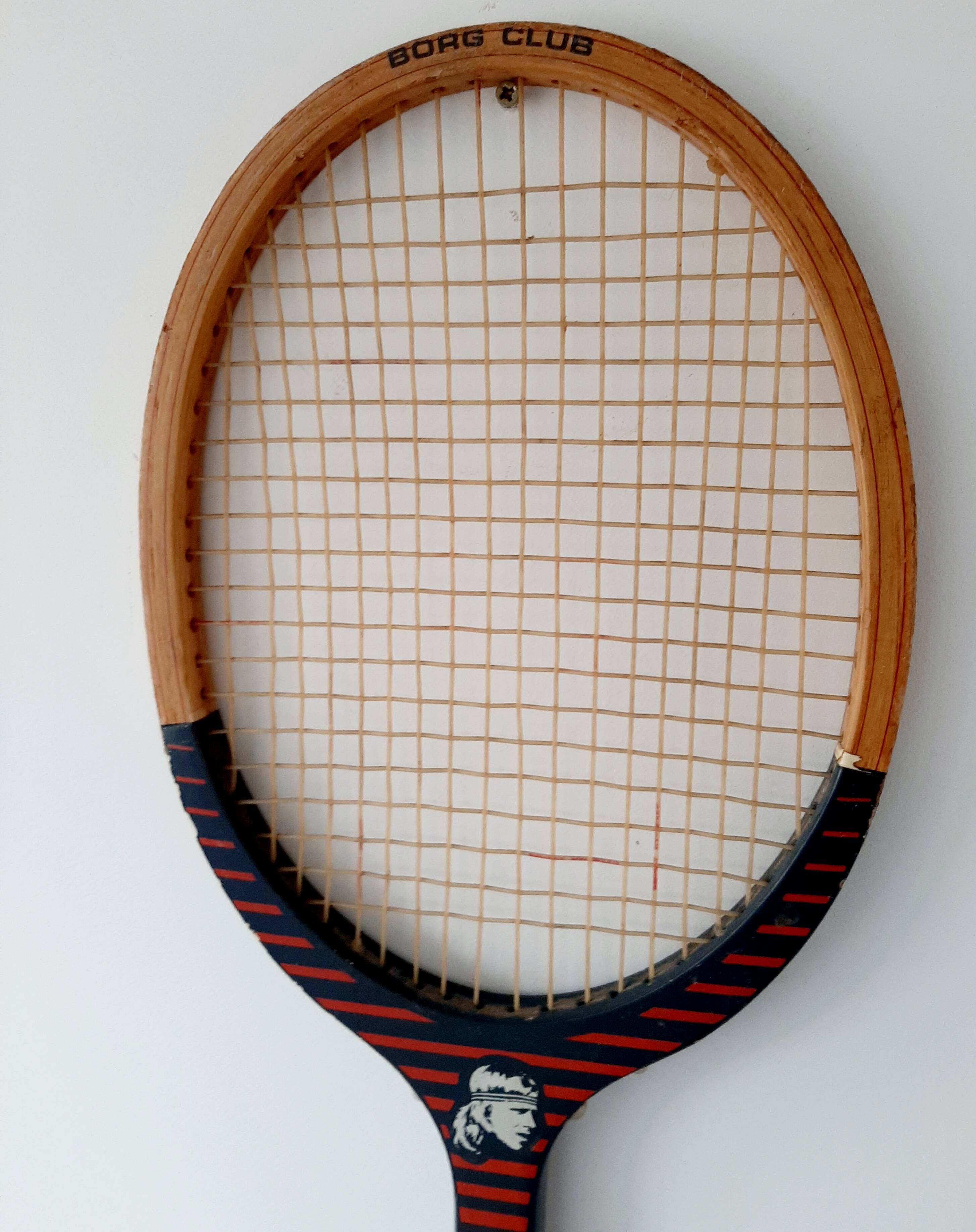 Bjorn Borg Donnay vintage tennis racket