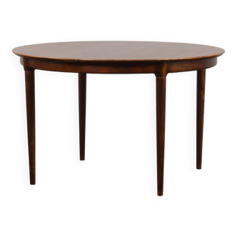 Danish Rosewood round extension dining table attr. to Skovmand and Andersen, 1960s