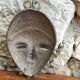African tribal ashanti brass mask